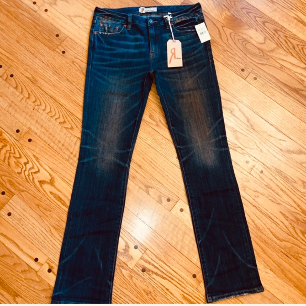 NWT REMIX by ROCK REVIVAL MID RISE STRAIGHT JEANS